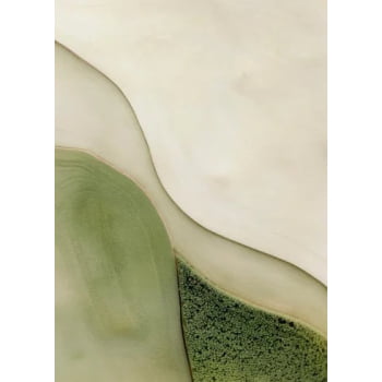 Quadro Personalizado - Casa Mais -Ondas- Moldura Dourada- 2x150x100 cm 