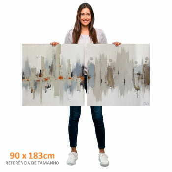 Kit 2 quadros quadrados - DUO PATTERN