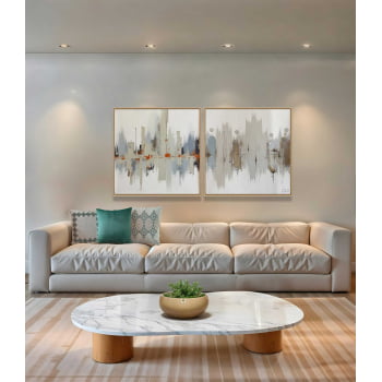 Kit 2 quadros quadrados - DUO PATTERN