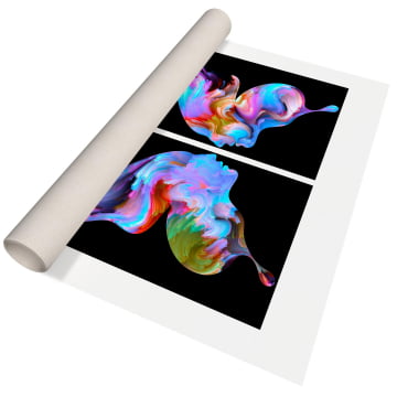 Kit 2 quadros retangulares - Borboleta de perfis
