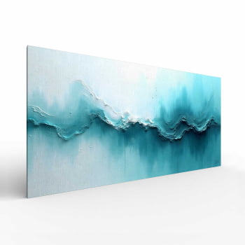 Quadro panorâmico - Teal Leak
