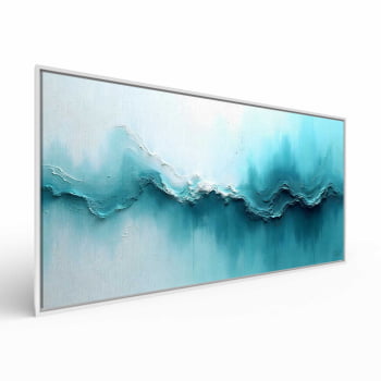 Quadro panorâmico - Teal Leak