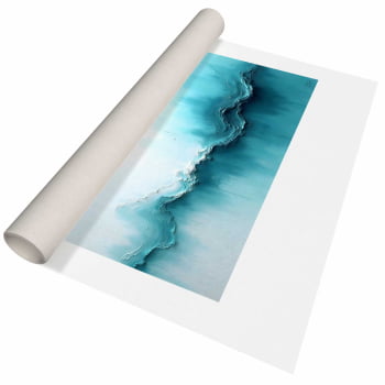 Quadro panorâmico - Teal Leak