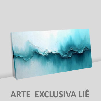 Quadro panorâmico - Teal Leak