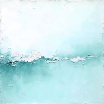 Quadro quadrado - A touch of Green