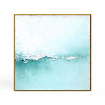 Quadro quadrado - A touch of Green