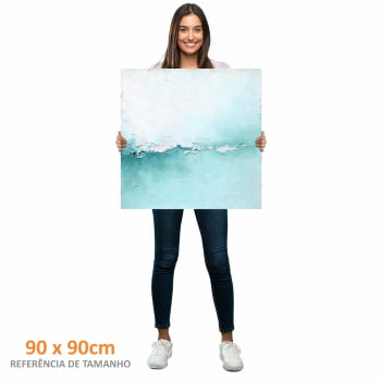 Quadro quadrado - A touch of Green