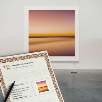 Quadro quadrado - ABSTRACT SUNSET