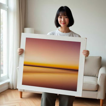 Quadro quadrado - ABSTRACT SUNSET