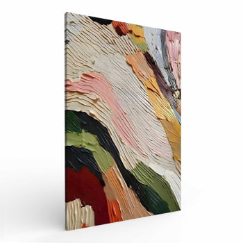 Quadro Retangular - Abstract Colorful