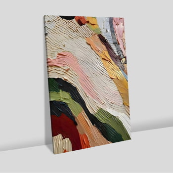 Quadro Retangular - Abstract Colorful