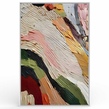 Quadro Retangular - Abstract Colorful