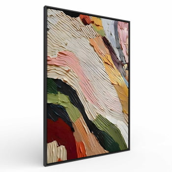 Quadro Retangular - Abstract Colorful