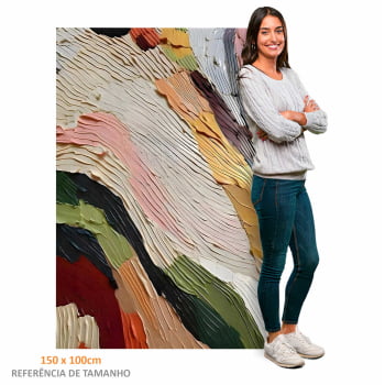 Quadro Retangular - Abstract Colorful