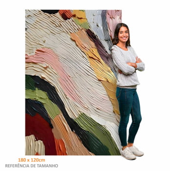 Quadro Retangular - Abstract Colorful