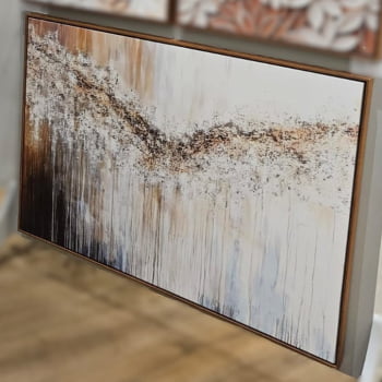 Quadro Retangular - Abstract Dripping