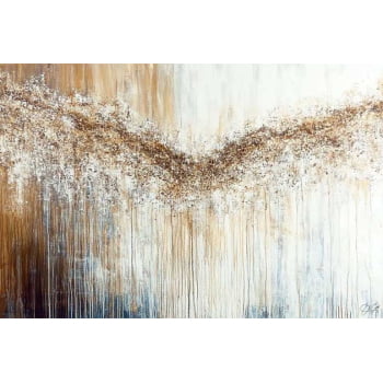 Quadro Retangular - Abstract Dripping