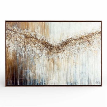 Quadro Retangular - Abstract Dripping