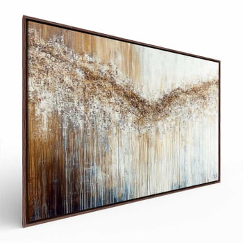 Quadro Retangular - Abstract Dripping