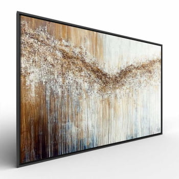 Quadro Retangular - Abstract Dripping