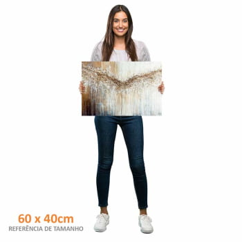 Quadro Retangular - Abstract Dripping