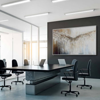 Quadro Retangular - Abstract Dripping