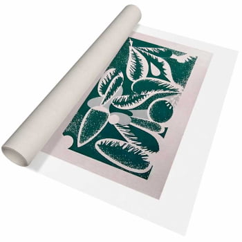 Quadro Retangular - Abstract Green Leaves