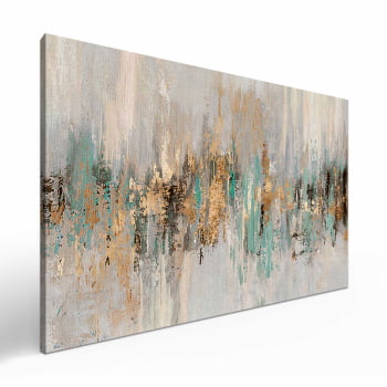 Quadro Retangular - Dripping gold