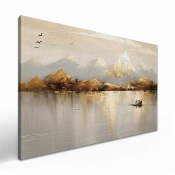 Quadro Retangular - Golden Mountains