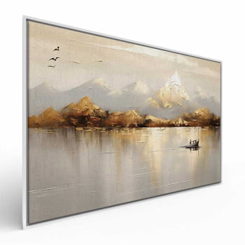 Quadro Retangular - Golden Mountains