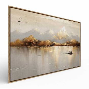 Quadro Retangular - Golden Mountains