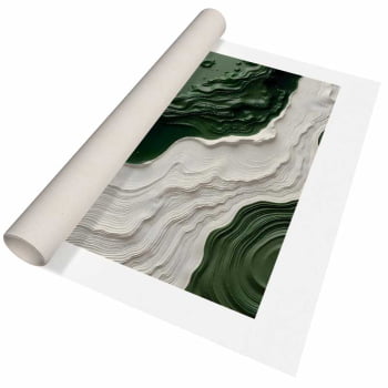 Quadro Retangular - Litoral Abstrato 3D