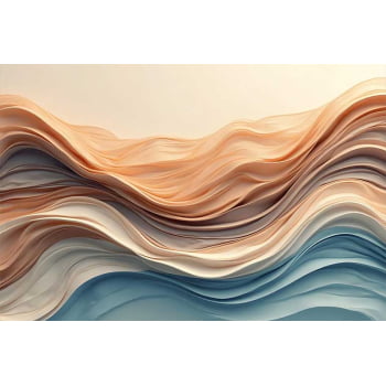 Quadro Retangular - Wavy Flow