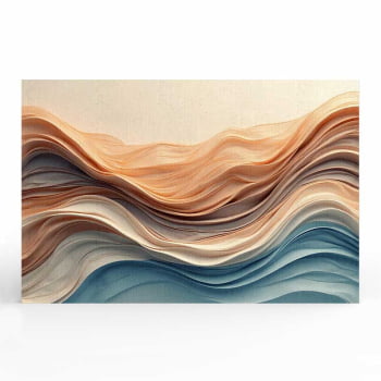 Quadro Retangular - Wavy Flow