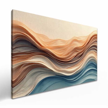Quadro Retangular - Wavy Flow