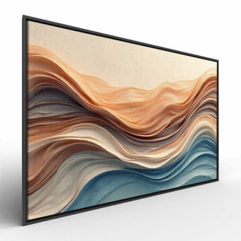 Quadro Retangular - Wavy Flow