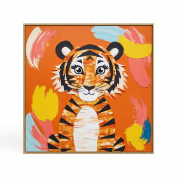 Quadro quadrado - TIGRE MALI