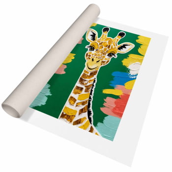 Quadro Retangular - GIRAFA ALIS