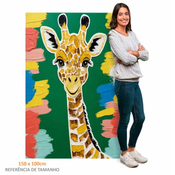 Quadro Retangular - GIRAFA ALIS