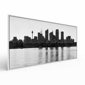 Quadro panorâmico - Vista panorâmica P&B