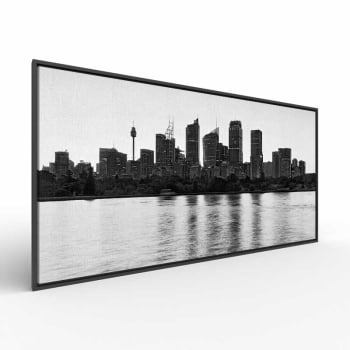 Quadro panorâmico - Vista panorâmica P&B