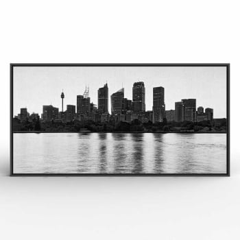 Quadro panorâmico - Vista panorâmica P&B