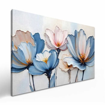 Quadro Retangular - A Textura da Flores