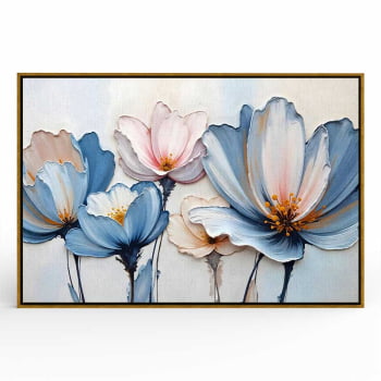 Quadro Retangular - A Textura da Flores