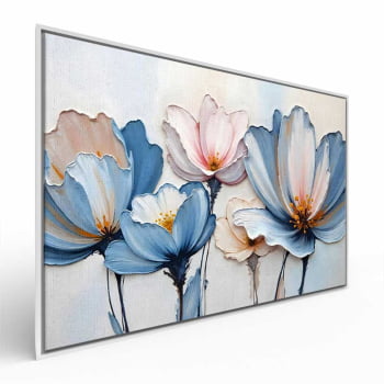 Quadro Retangular - A Textura da Flores