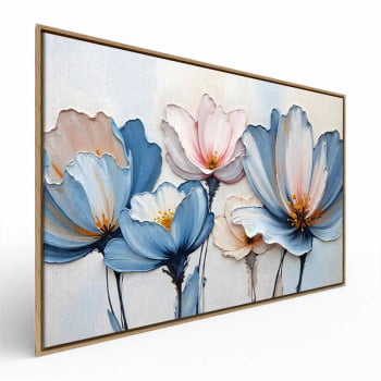 Quadro Retangular - A Textura da Flores