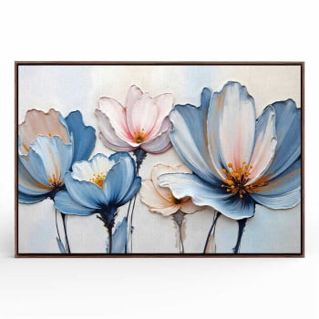 Quadro Retangular - A Textura da Flores