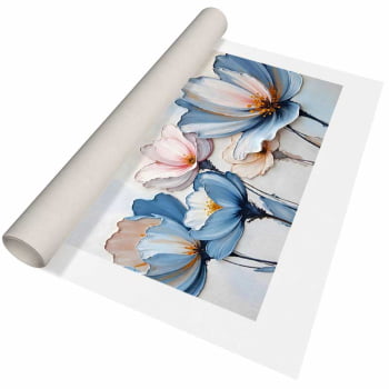 Quadro Retangular - A Textura da Flores