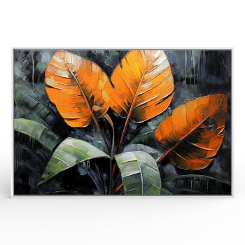 Quadro Retangular - Elegância Tropical