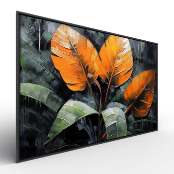 Quadro Retangular - Elegância Tropical